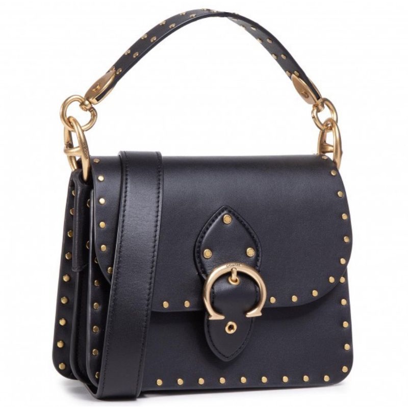 Coach Beat Shoulder Bag In Signature Canvas With Rivet (C4600)