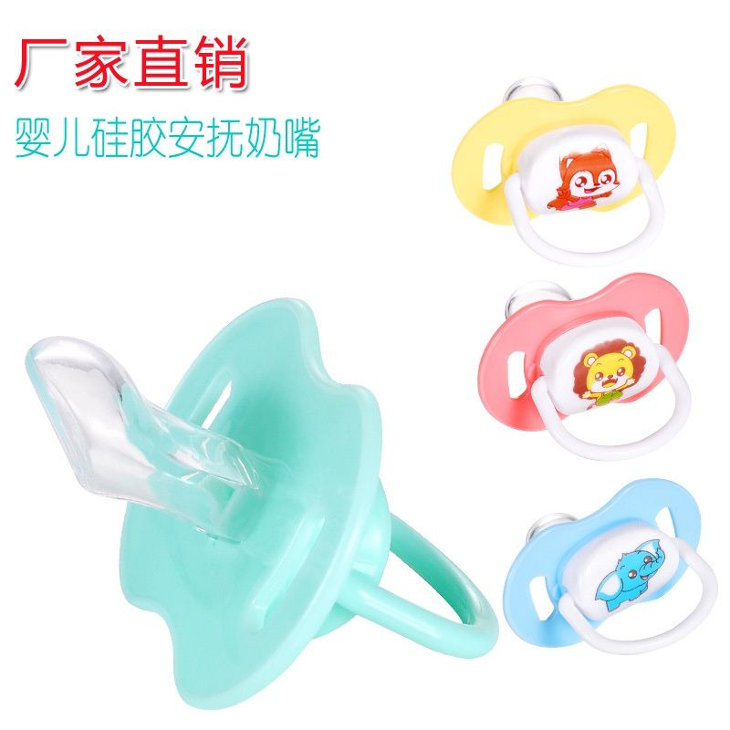 Empeng Dot Bayi silicon Dot Bayi datar Kompeng Bayi Food Grade Soother