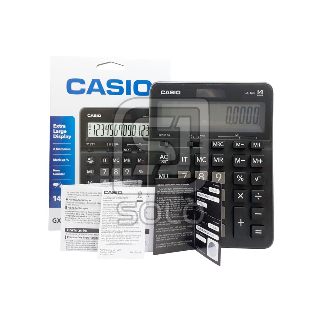 

Calculator Kalkulator CASIO GX-14B GX 14B Dekstop Calculator Original