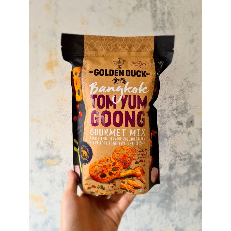 

Golden Duck Bangkok Tom Yum Goong Gourmet Mix 90 Gram (Made in Singapore)