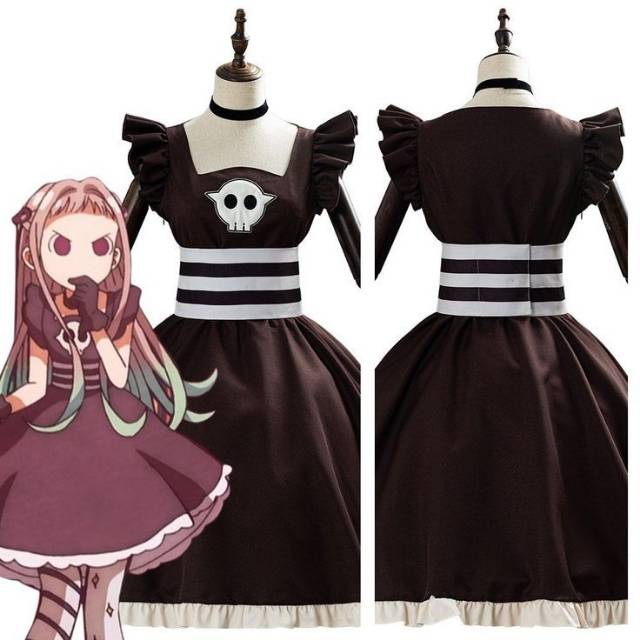 NENE YASHIRO black dress cosplay costume lolita ( MAKER )