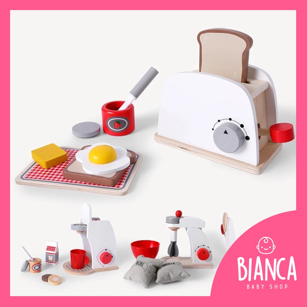 BIANCA - Pretend Play Kitchen / Mainan Kayu Alat Dapur