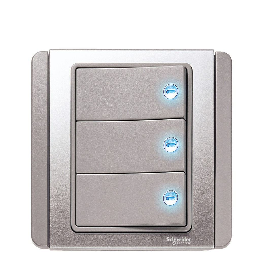 SCHNEIDER NEO SAKLAR TRIPLE 1 ARAH E3033H1 SILVER