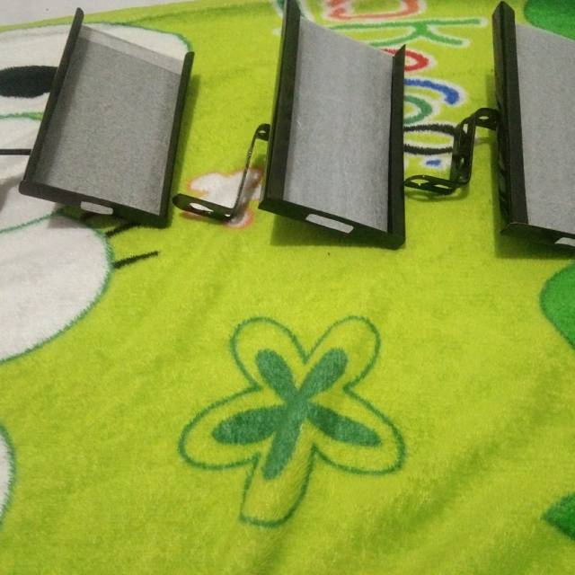 Holder hp alumunium pegangan besi stang motor spion  ojol universal