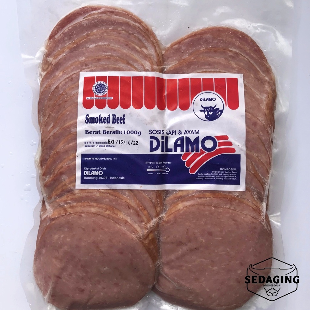 

Dilamo Smoked Beef / Dilamo Smoke Beef 250gr & 1kg HALAL