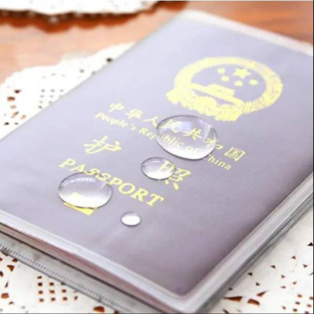 

IKILOSHOP sampul buku cover passport pelindung paspor plastik transparent