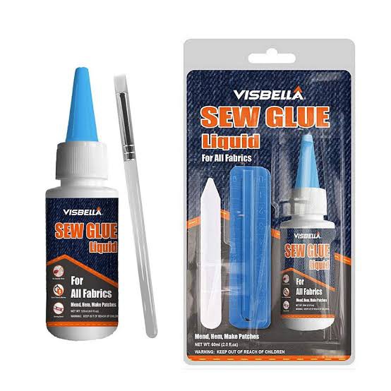 ORIGINAL Sew Glue Liquid For All Fabrics Lem Bahan Kain Serbaguna
