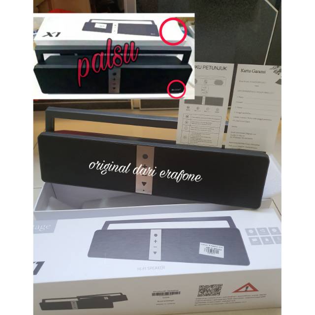Istage X1 hi-fi SPEAKER BCare Original hadiah dari Erafone Baru Murah Bluetooth garansi resmi