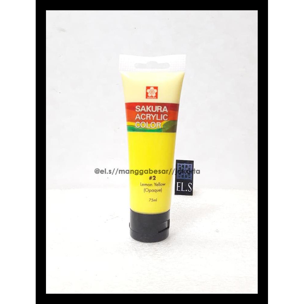 

PROMO SAKURA ACRYLIC PAINT LEMON YELLOW ( CAT ACRYLIC ) PERALATAN MELUKIS MURAH