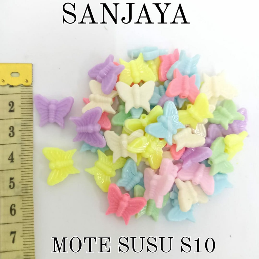 MOTE SUSU / MANIK SUSU / MANIK PASTEL / MOTE DOFF BAHAN AKRILIK UNTUK KERAJINAN DIY / MOTE SUSU MOTIF / MOTE SUSU ANEKA BENTUK / MOTE SUSU S01-S41 CPR