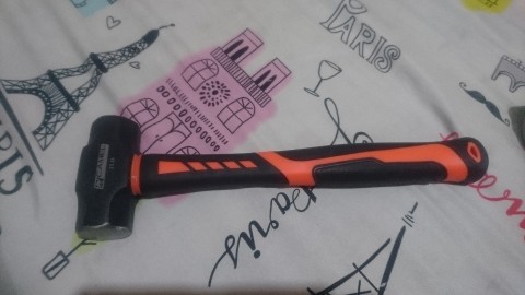 Palu Batu Gagang 1 Lb | Palu Bodem Gagang 1lb | Penghancur Beton Asli | Material Mart