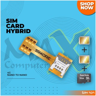Nano Sim Converter Extender Hybrid SD Card Slot Android