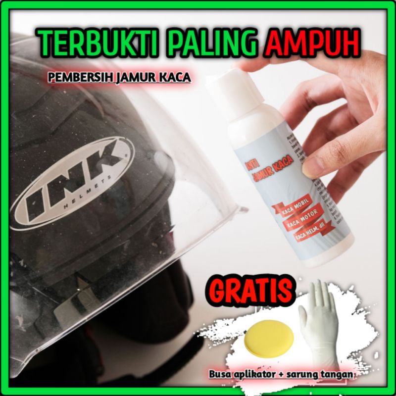 Pembersih kaca mobil aquarium helm jendela CLINK penghilang jamur ampuh  water spot remover