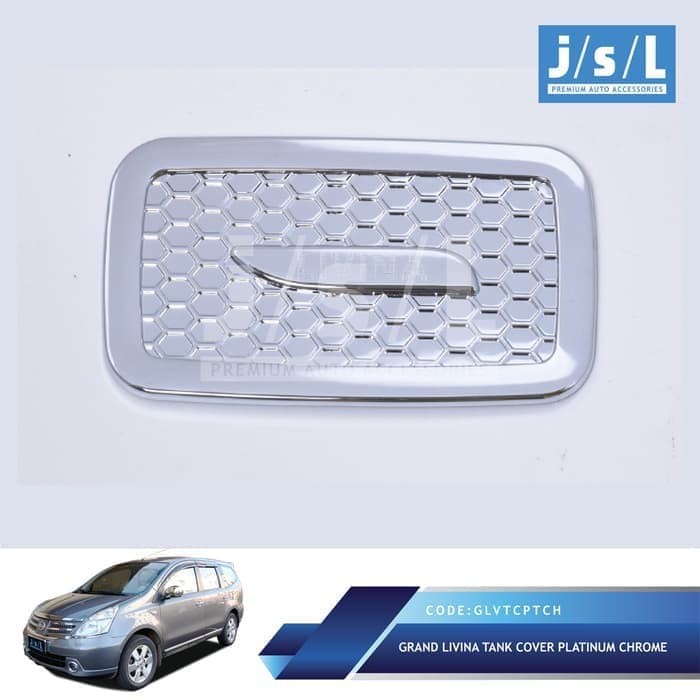 Tank Cover Grand Livina Platinum Chrome