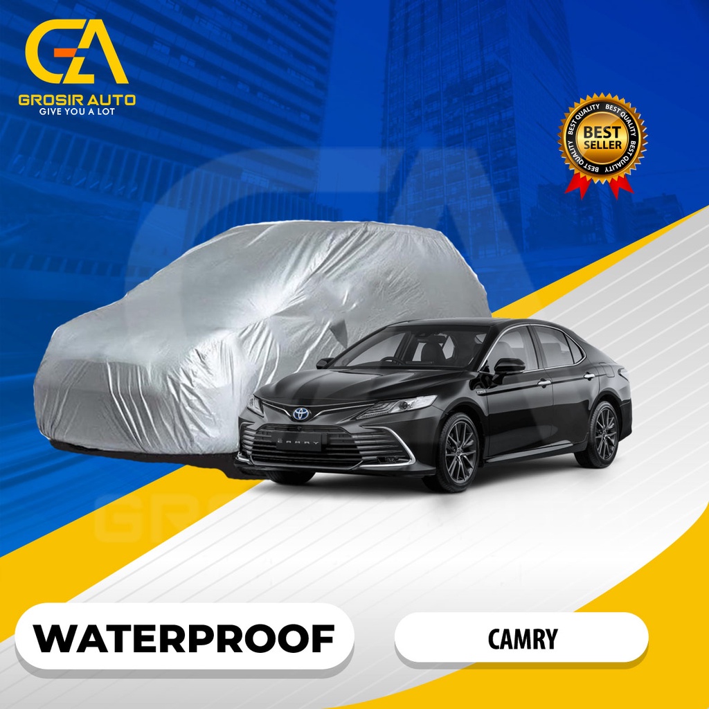 Body Cover Mobil Silver / Sarung Selimut Penutup Mobil CAMRY Waterproof