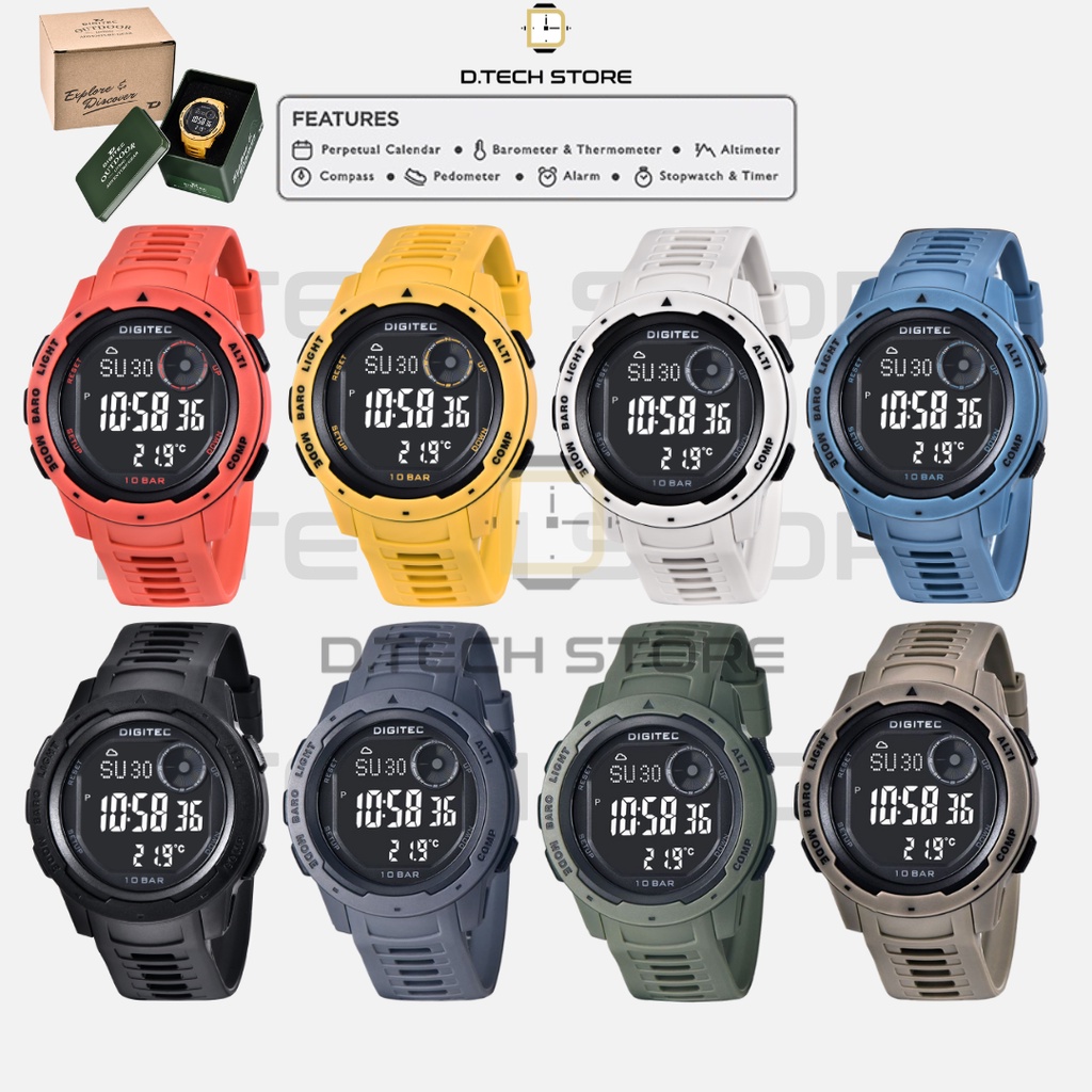 Jam Tangan OUTDOOR DIGITEC DS-8100T ORIGINAL / JAM TANGAN DIGITEC DS-8100 Original Digitec