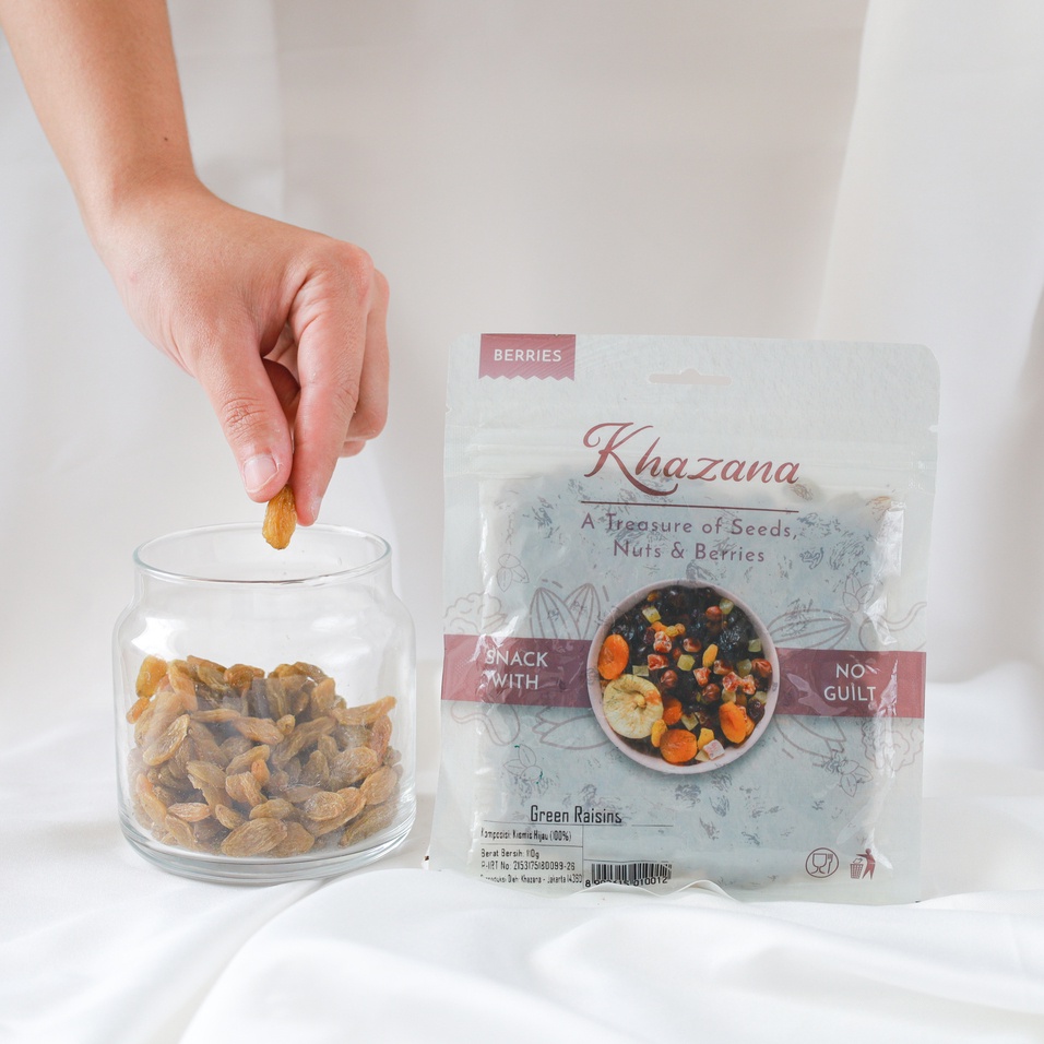

Khazana Green Raisins / Kismis Hijau