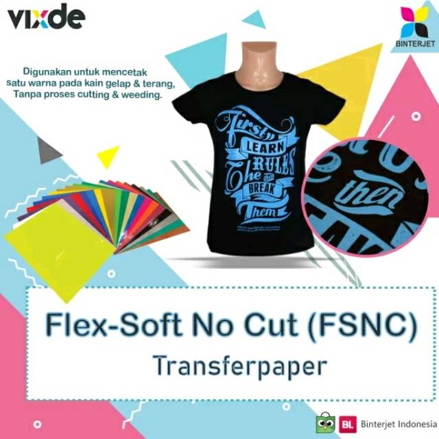 

Forever Laser Transfer Paper FSNC Flex Soft No Cut Trial Pack (warna sama)