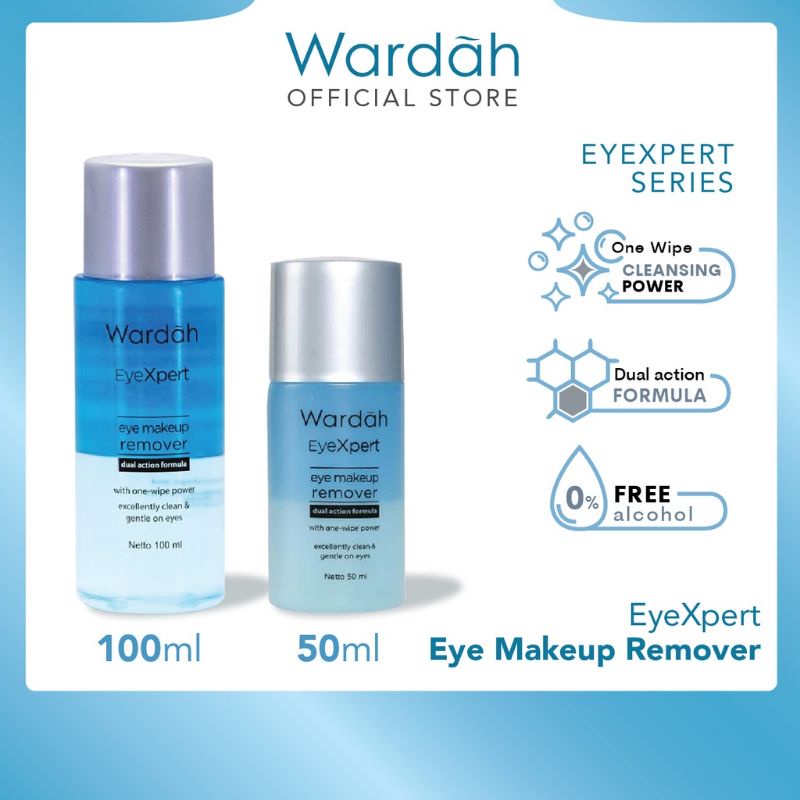 Wardah EyeXpert Eye & Lip MakeUp Remover - Pembersih Make Up