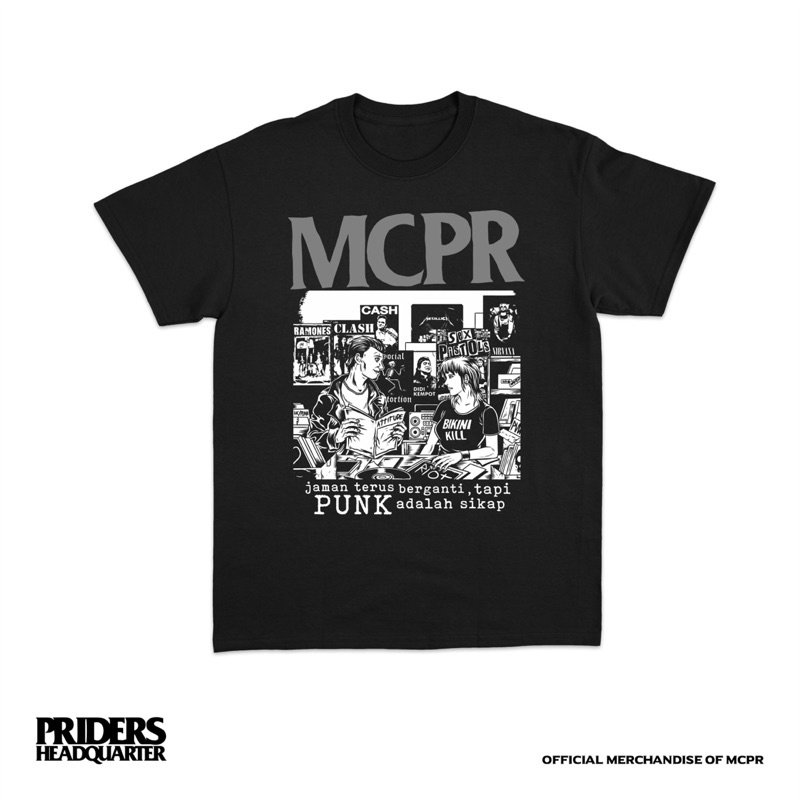 Kaos Band MCPR - PUNK IS ATTITUDE [100% ORIGINAL]