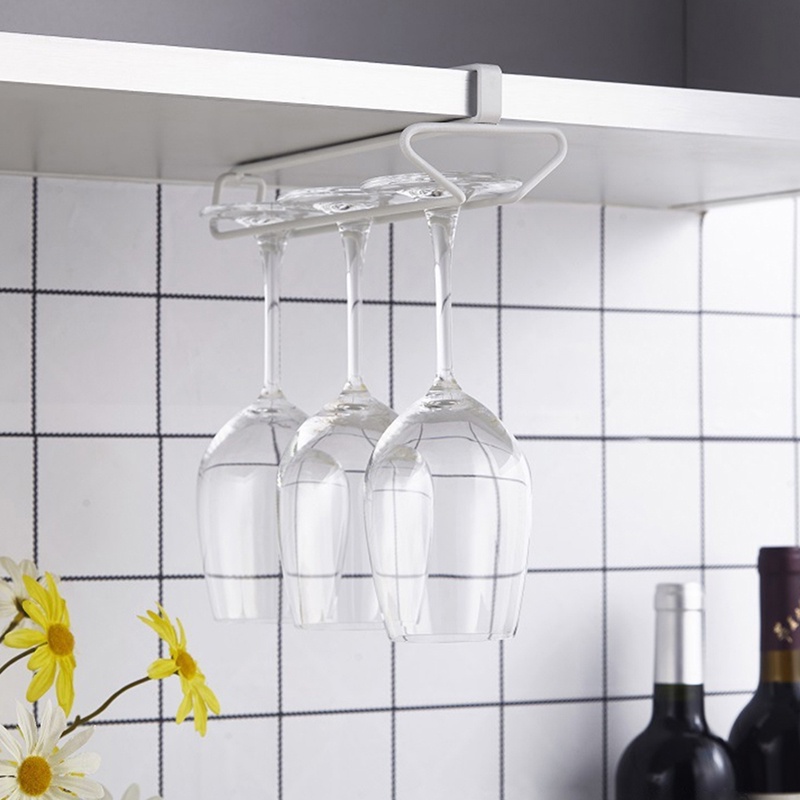 Deid 1PC Rak Holder Gelas Wine Untuk Bar / Dapur