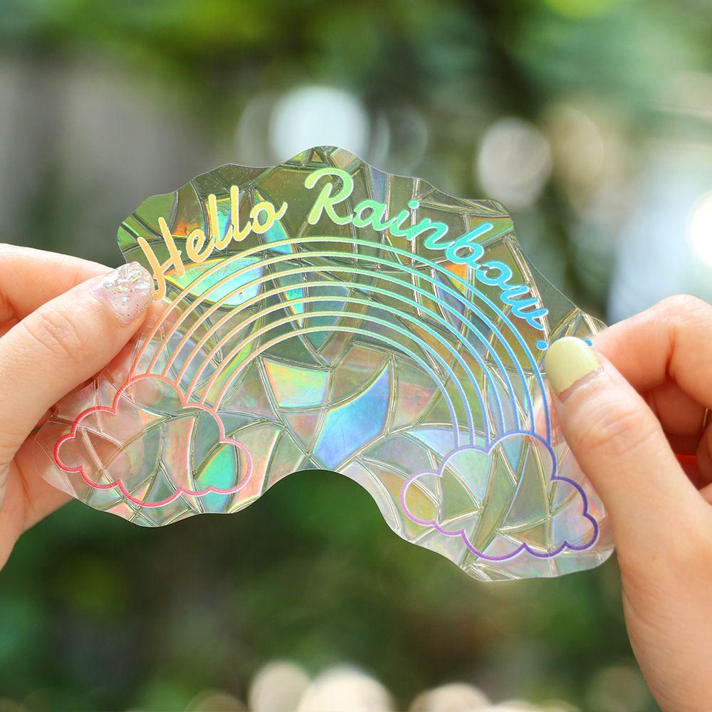 Suyo Stiker Dinding Desain Sun Catcher Model DIY Untuk Dekorasi Rumah