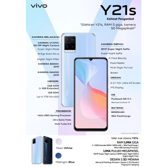 HP VIVO Y21S GARANSI RESMI-2