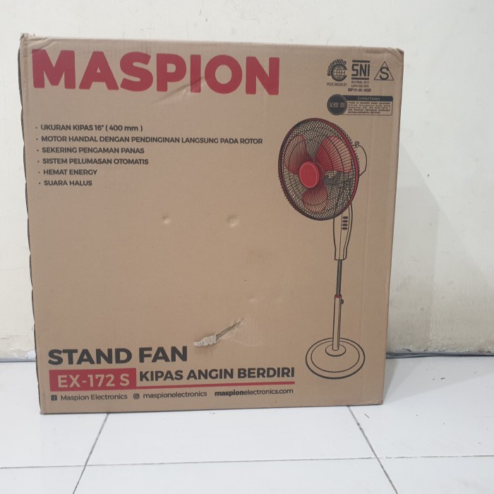 Maspion Kipas Angin Berdiri Stand Fan 16inch 16 EX 172S 172 S EX172S