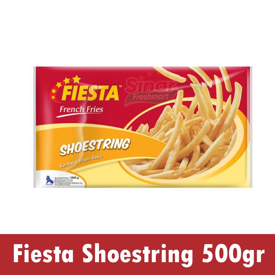 

[SINAR.FRESHMART] FIESTA SHOESTRING FRENCH FRIES / KENTANG GORENG [500gr]