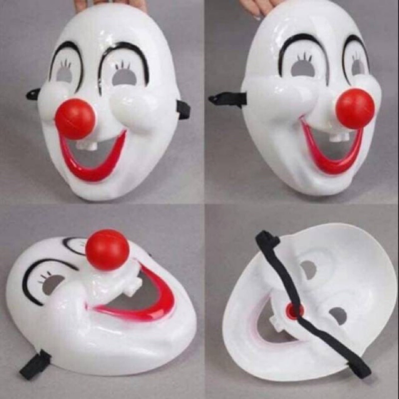 topeng badut / clown - topeng halloweeen - topeng anak lucu murah