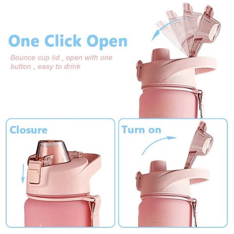 Botol Minum Tumblr Gradasi 1 Liter Murah