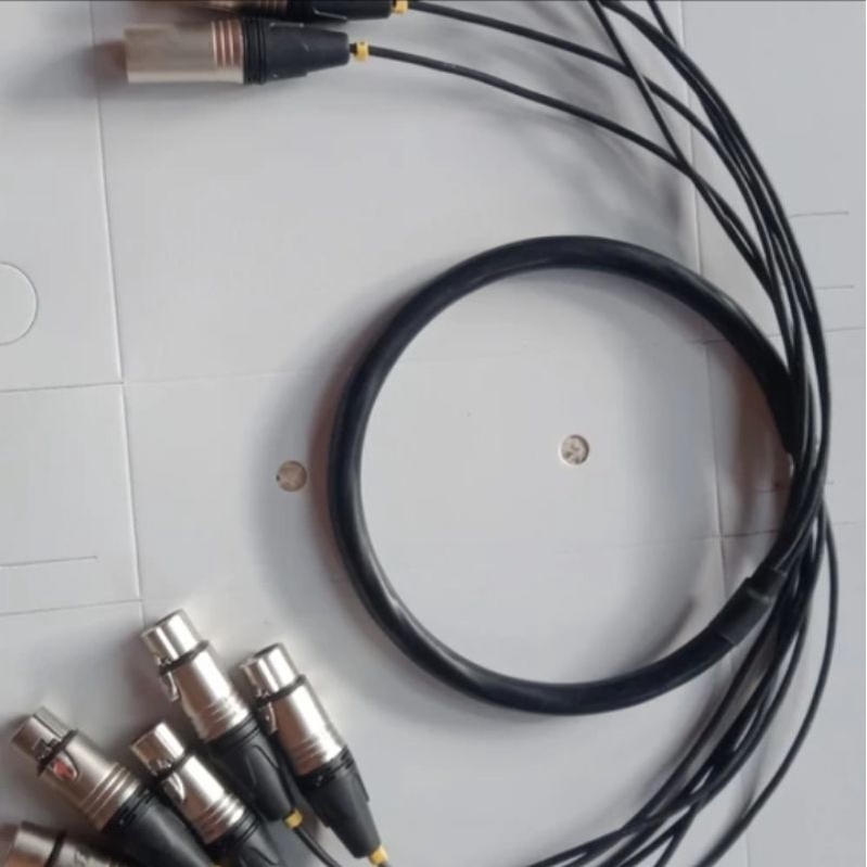 kabel snake isi 6/kabel snake 6ch xlr male-female lengkap 50cm