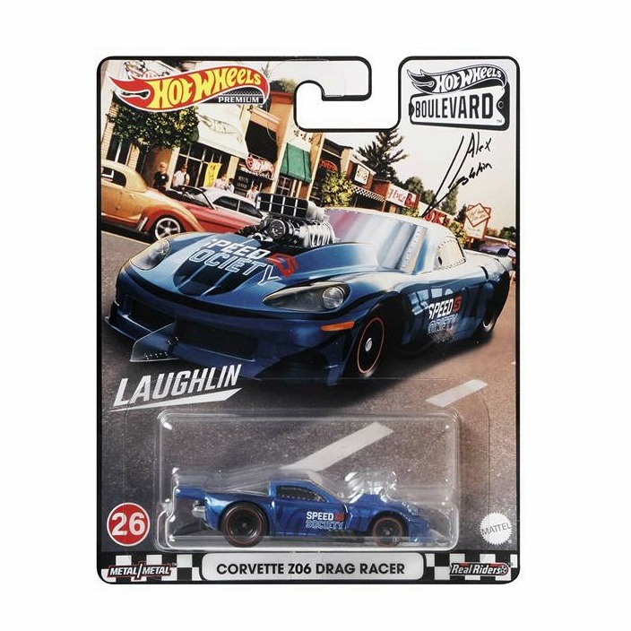 Hot Wheels Boulevard Corvette Z06 Drag Racer - Hotwheels Premium