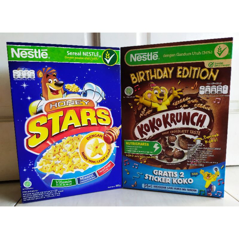 

surabaya gosend cereal nestle milo ball koko krunch honey stars sereal