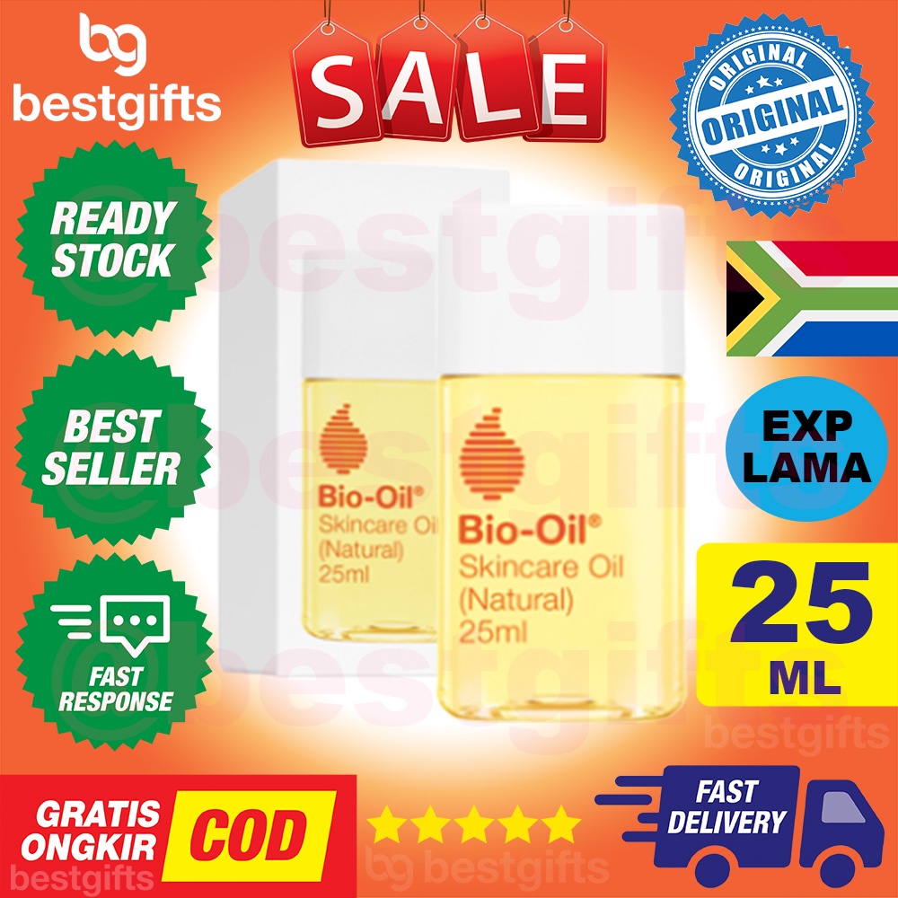 BIO OIL NATURAL SKINCARE OIL 25ML BIOOIL SKIN CARE WARNA KULIT TIDAK MERATA KERING KERUTAN WAJAH 25 ML