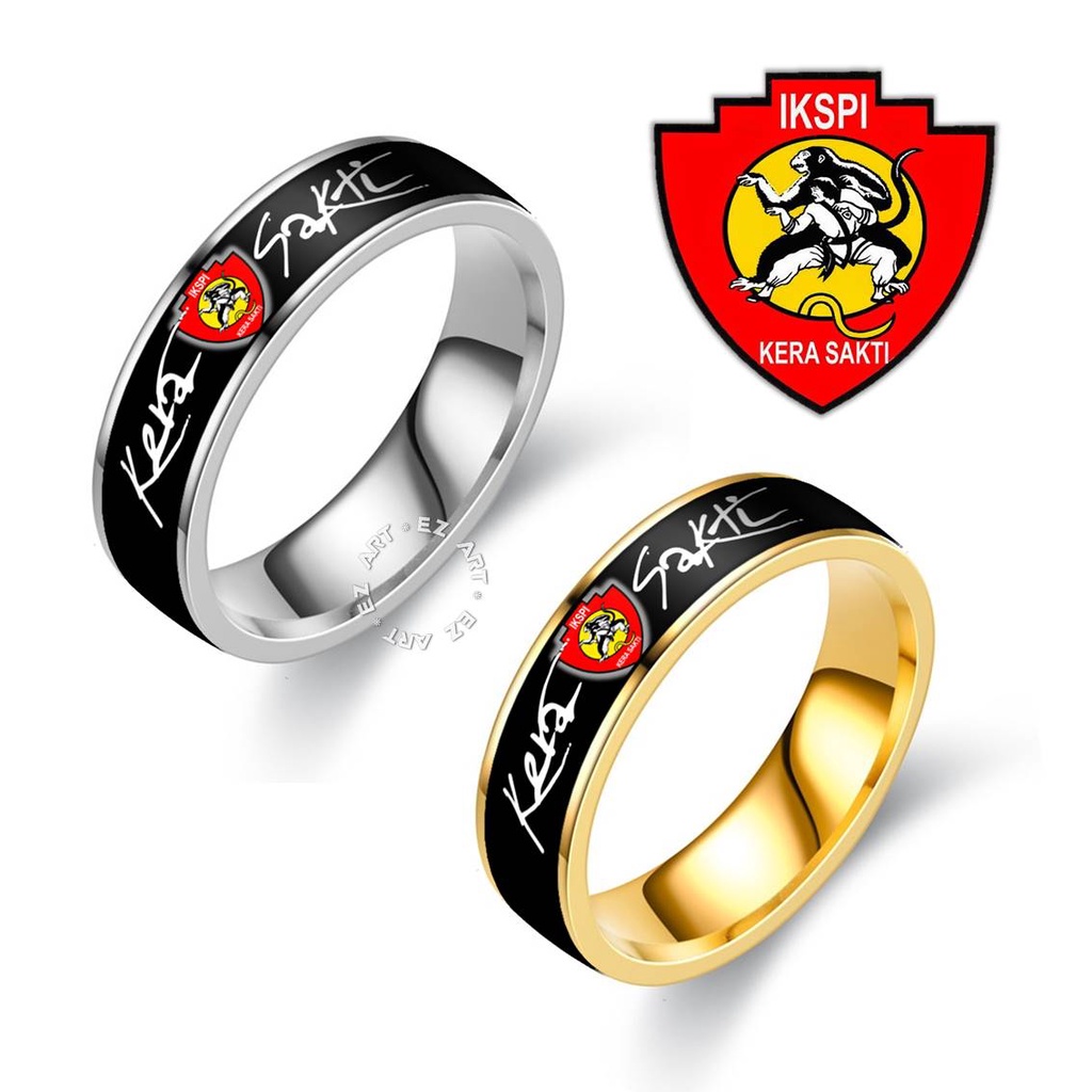 CINCIN KERA SAKTI IKSPI IKS PI PENDEKAR PENCAK SILAT STAINLESS STEEL ANTI KARAT