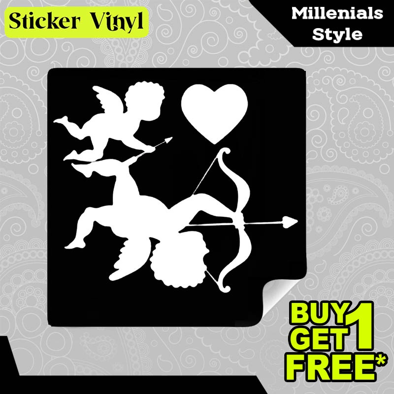 

Stiker Sticker Angel with Love Malaikat Penuh Cinta Desain Keren dan Kekinian Aesthetic Bahan Vinyl Satuan Anti Air