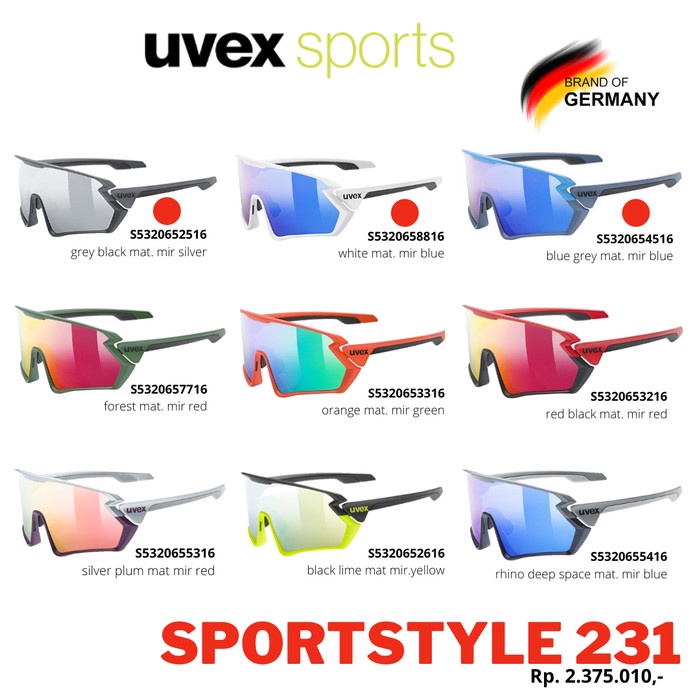 Kacamata Uvex Sport Sportstyle 231 Original