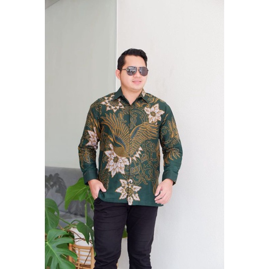 Batik kembang ijo katun halus primisima full furing