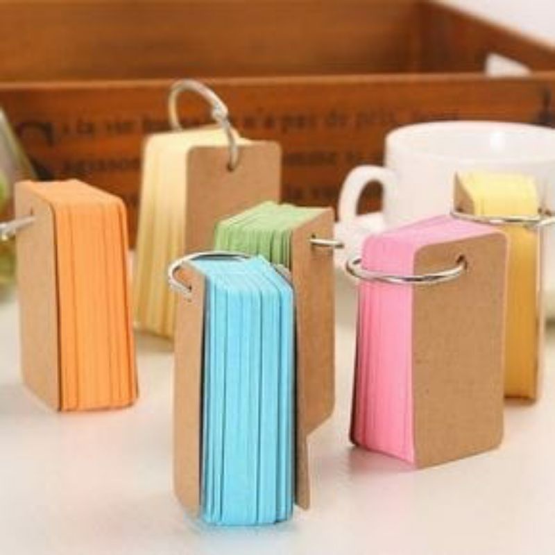 

TERMURAH] CANDY COLOR FLASHCARD MEMOPAD FLASHCARD