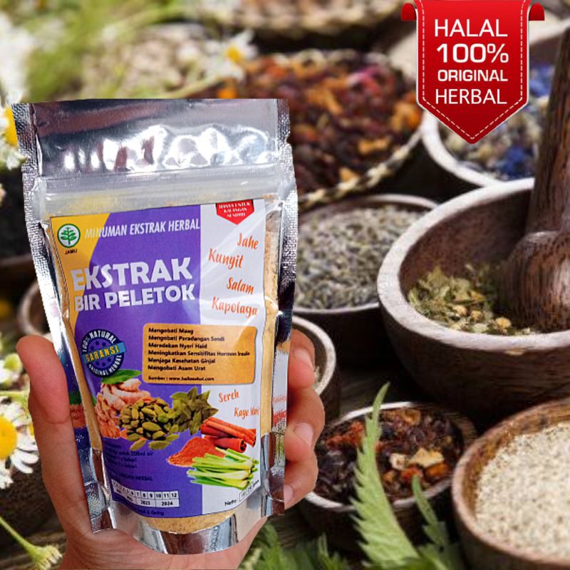 

Ekstrak Herbal Bir Peletok Rempah Lengkap