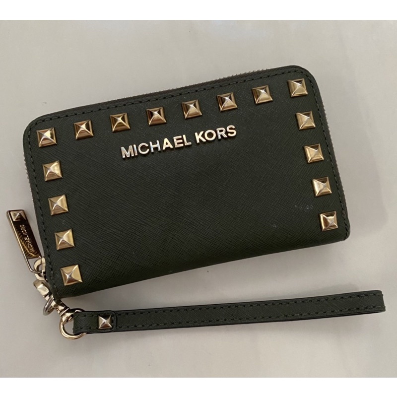 Michael Kors zip card wallet (preloved) 15cm X 10cm