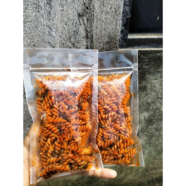 

Makroni spirall pedas daunn jeruuukkkkk