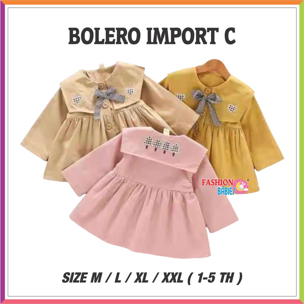 ❤ FashionBabies ❤ JAKET KOREA IMPORT ANAK PEREMPUAN / BAJU HANGAT / JAKET ANAK / DRESS IMPORT / BOLERO IMPORT ANAK