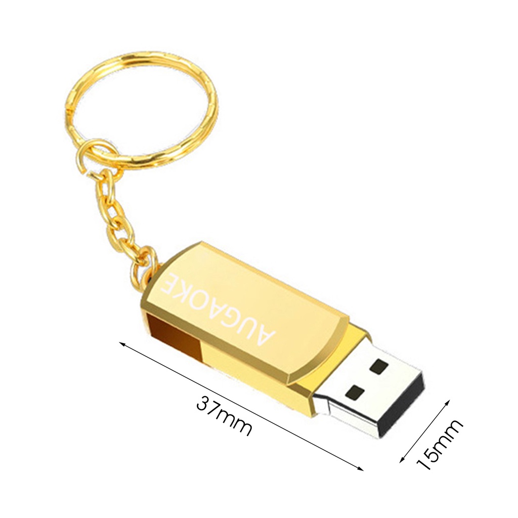 Flash Drive USB 3.0 Plug and Play Bahan Logam Tahan Air Kapasitas 512GB / 1TB / 2TB Untuk PC