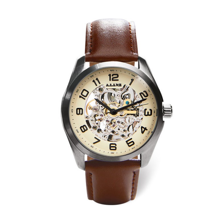 Alive Jam Tangan Pria Illan Brown