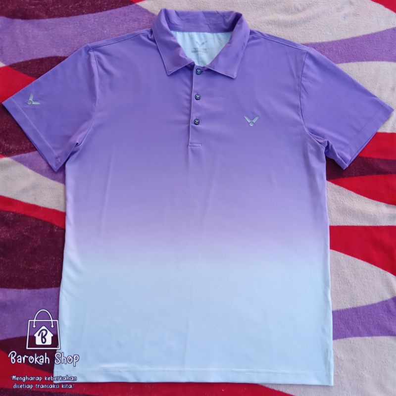 JERSEY Badminton VICTOR Kaos Bulutangkis Victor ( Second Original )