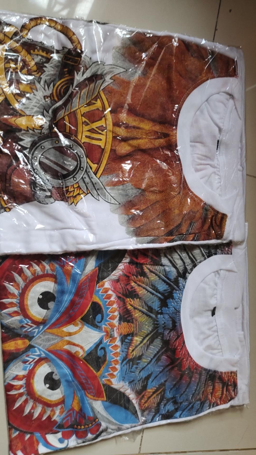 Tshirt Distro Keren Terbaru 3d Motif Owl Batik Fp Putih