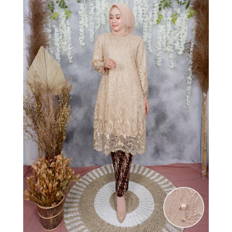 NASW✓TUNIK TILLE/KEBAYA TILLE/KEBAYA MODERN/BAJU KEBAYA/KEBAYA TUNIK/KEBAYA INDONESIA/KEBAYA-5