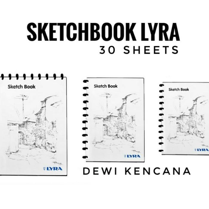 

Lora | Buku Sketchbook Lyra A5 A4 A3 30 Sheets / Buku Menggambar Dan Sketsa